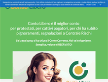 Tablet Screenshot of contolibero.it